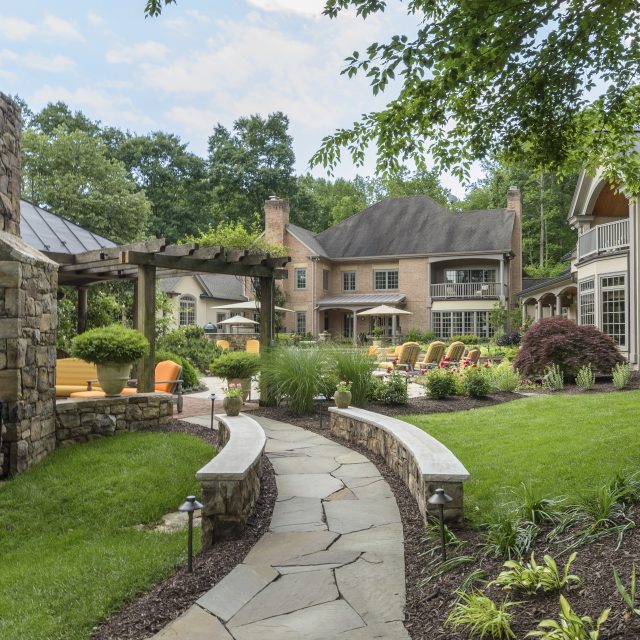 Stone walkway